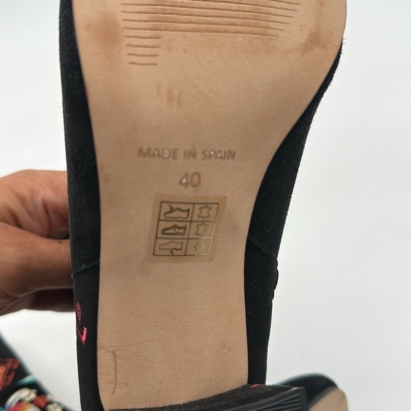 NEW JOHNNY WAS EMBROIDERED Boho Chic Devine Bootie Ankle Boots 40 M $348 - Picture 12 of 13